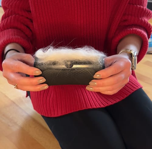 Customer photo review of Fellwunder-Bürste - Der Bestseller