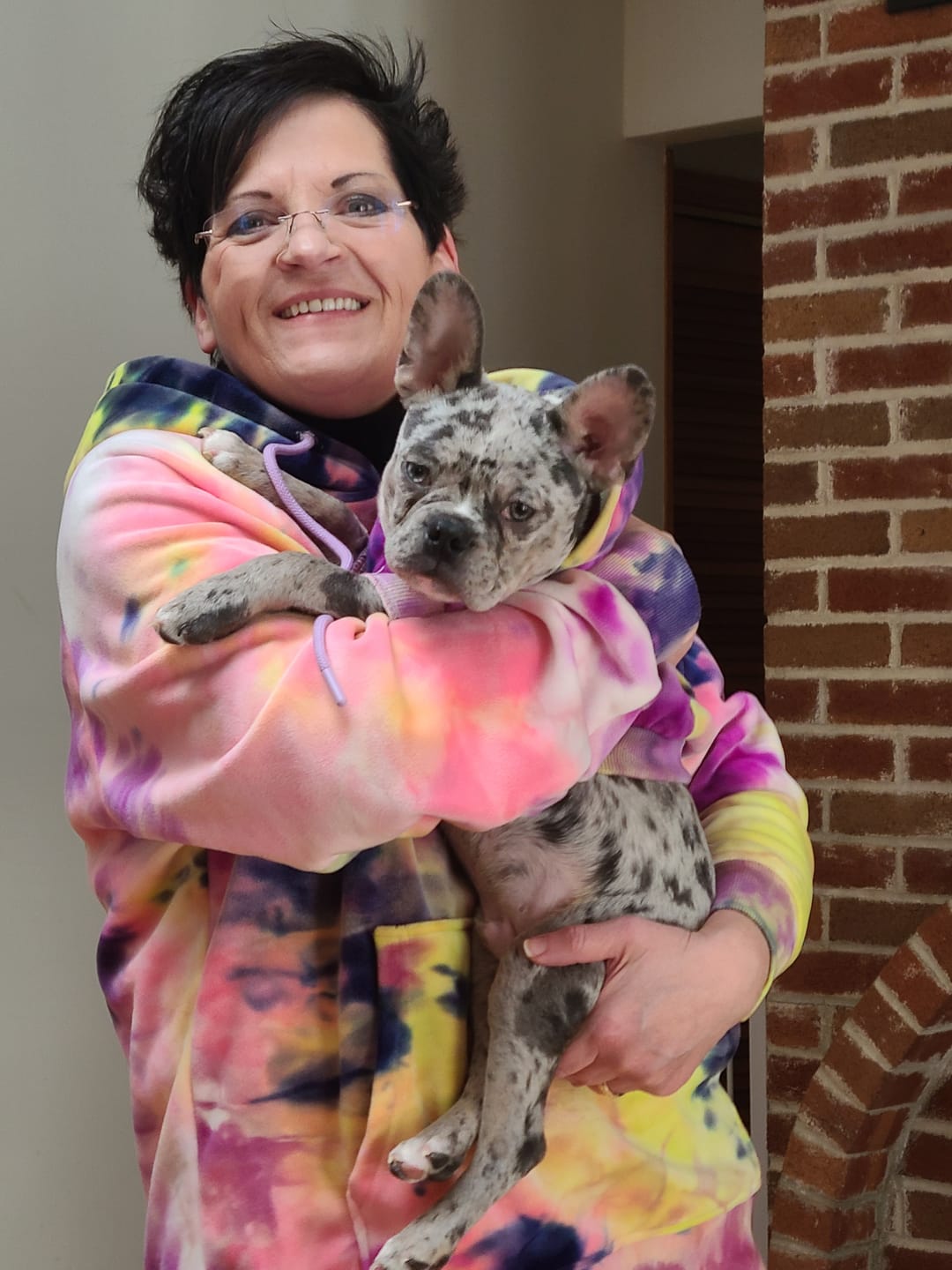 Customer photo review of Velvet Human Hoodie - Berry Lemonade
