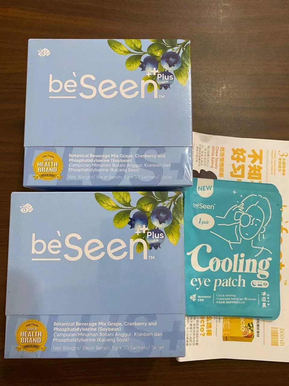Customer photo review of BeSeen Plus+ Eye-Brain Booster