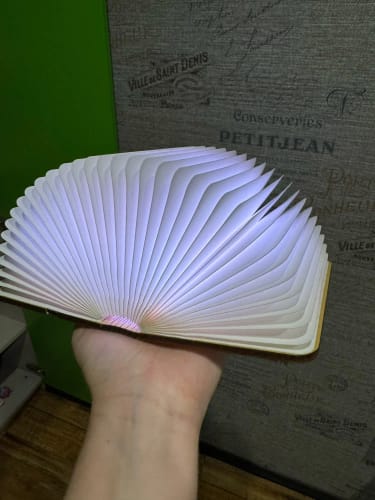 Customer photo review of Booklamp