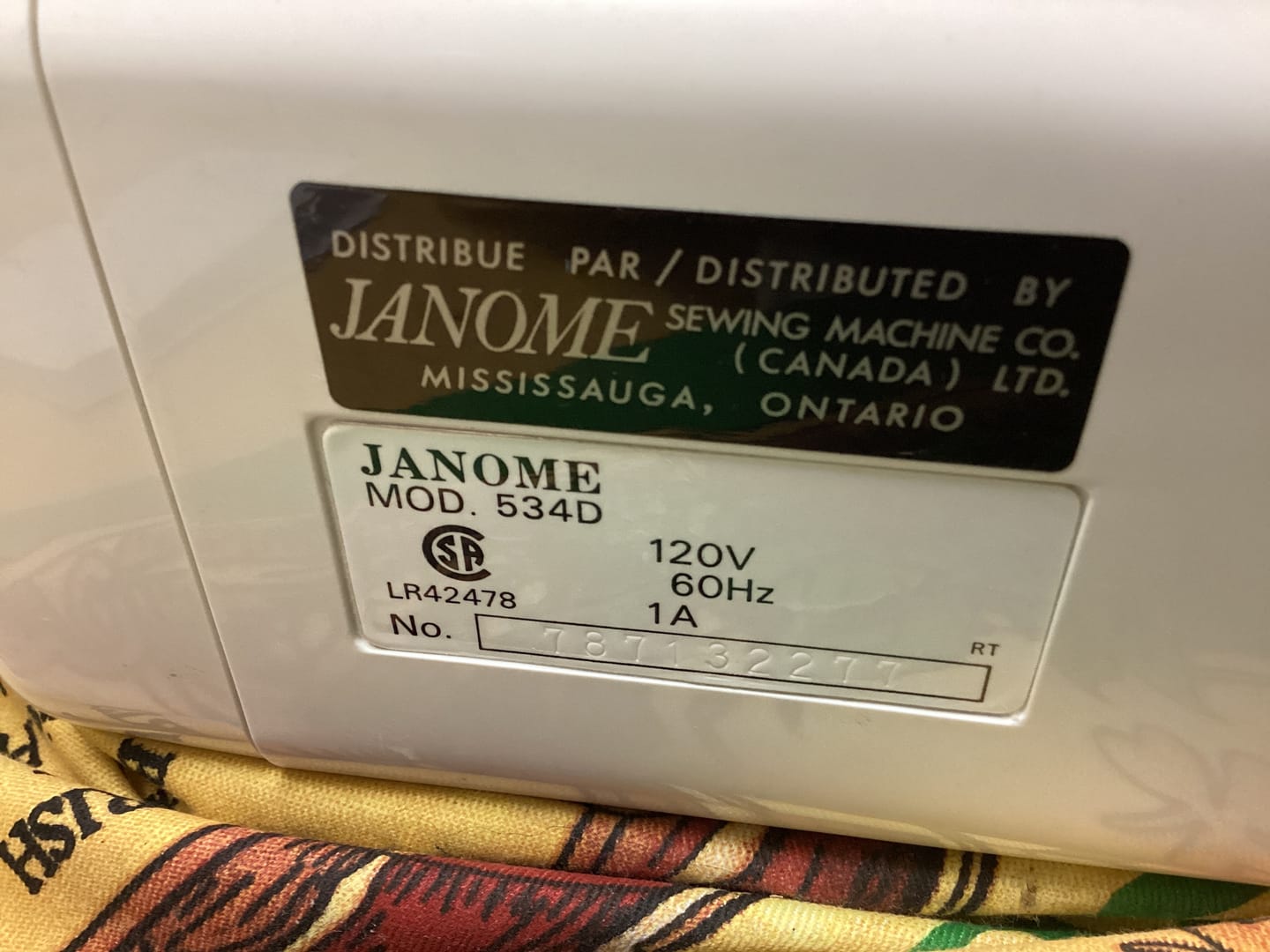 Customer photo review of Needle Plate, Janome