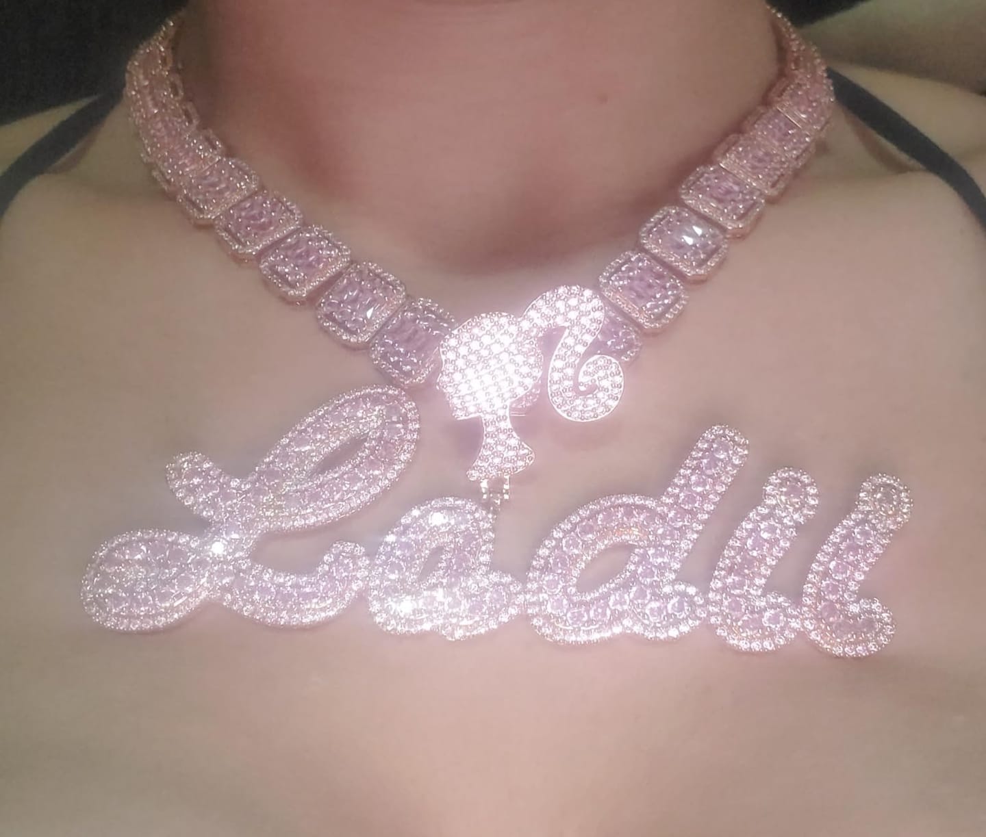 Customer photo review of SASHA CUSTOM NECKLACE - BARBIE STYLE