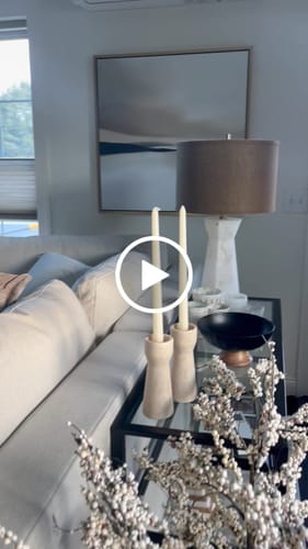 Customer video review of Desert Quietude Abstract Canvas Art