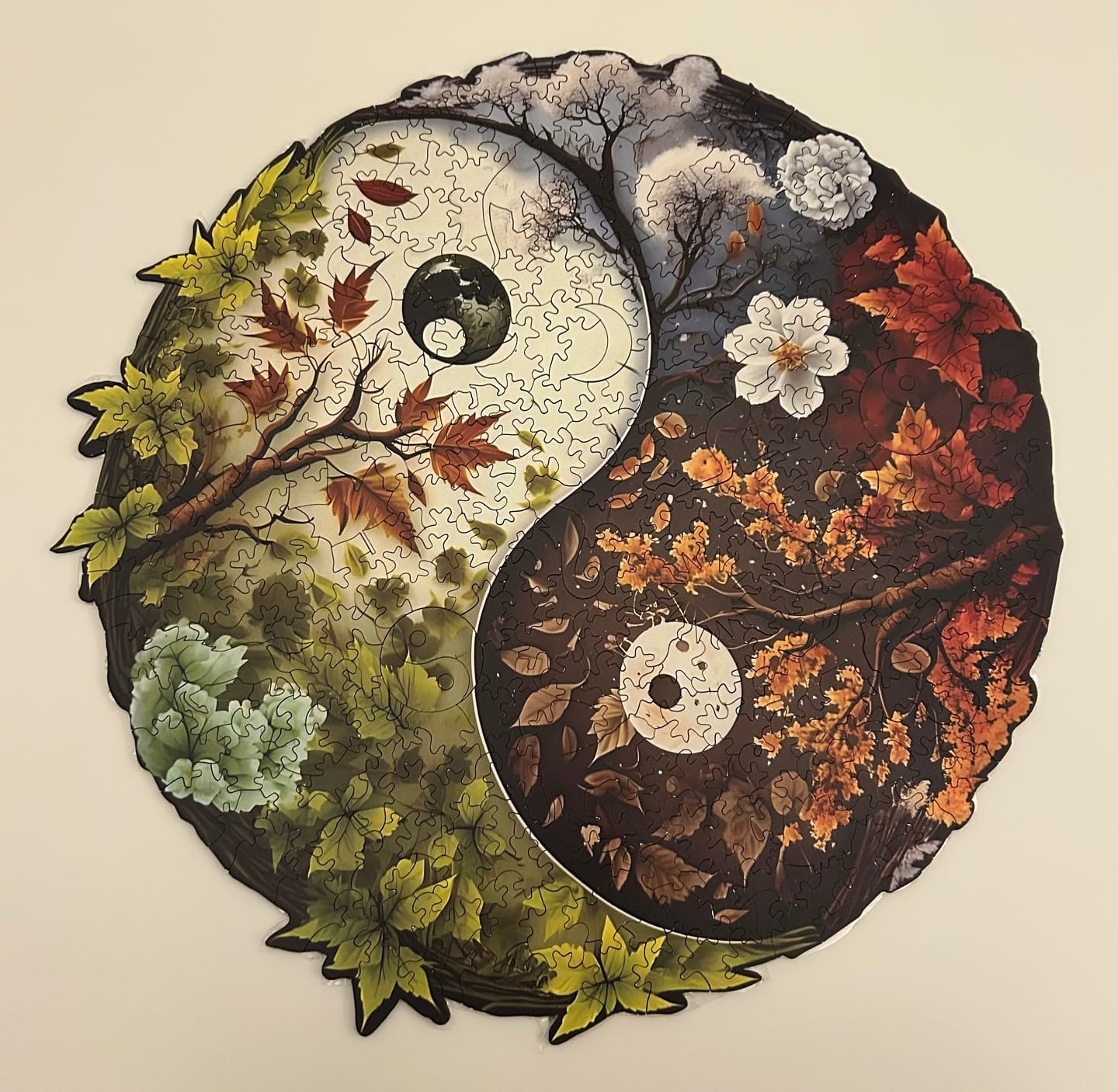Customer photo review of 4 Season Yin Yang - Ahşap Puzzle