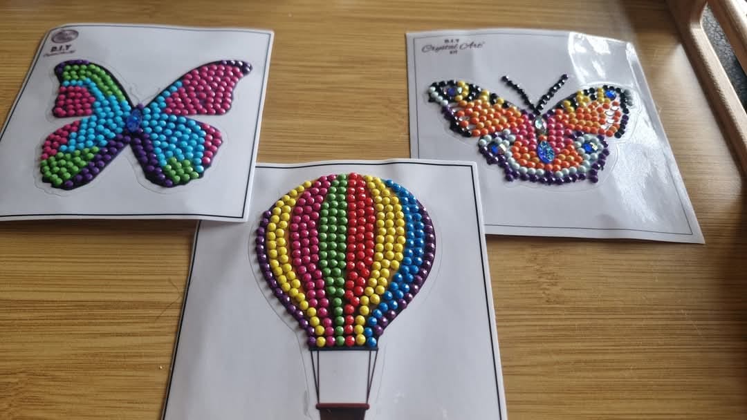 Customer photo review of "Beautiful Butterfly" Crystal Art Motif