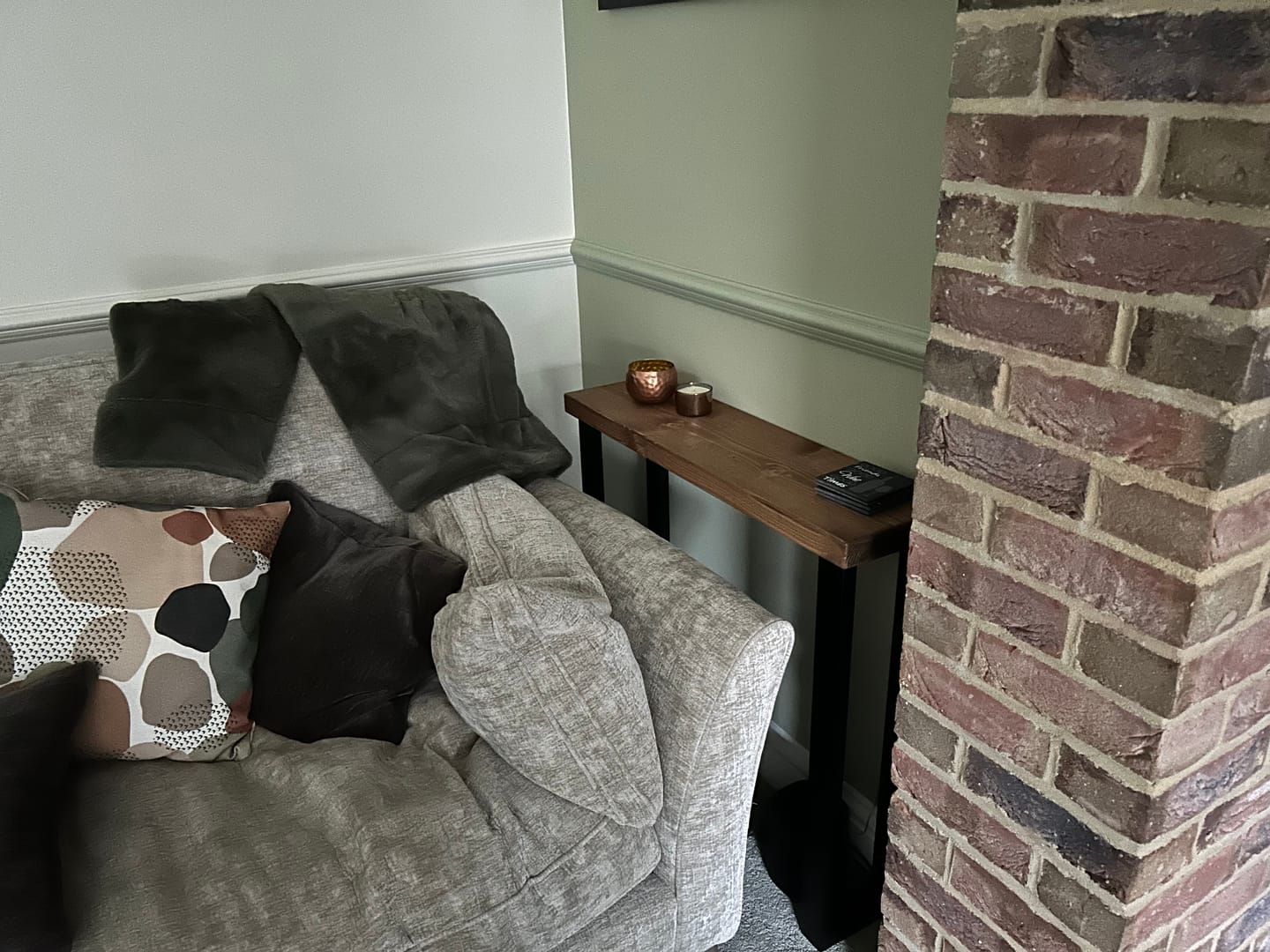 Customer photo review of Rustic Console Table | 22.5cm Depth