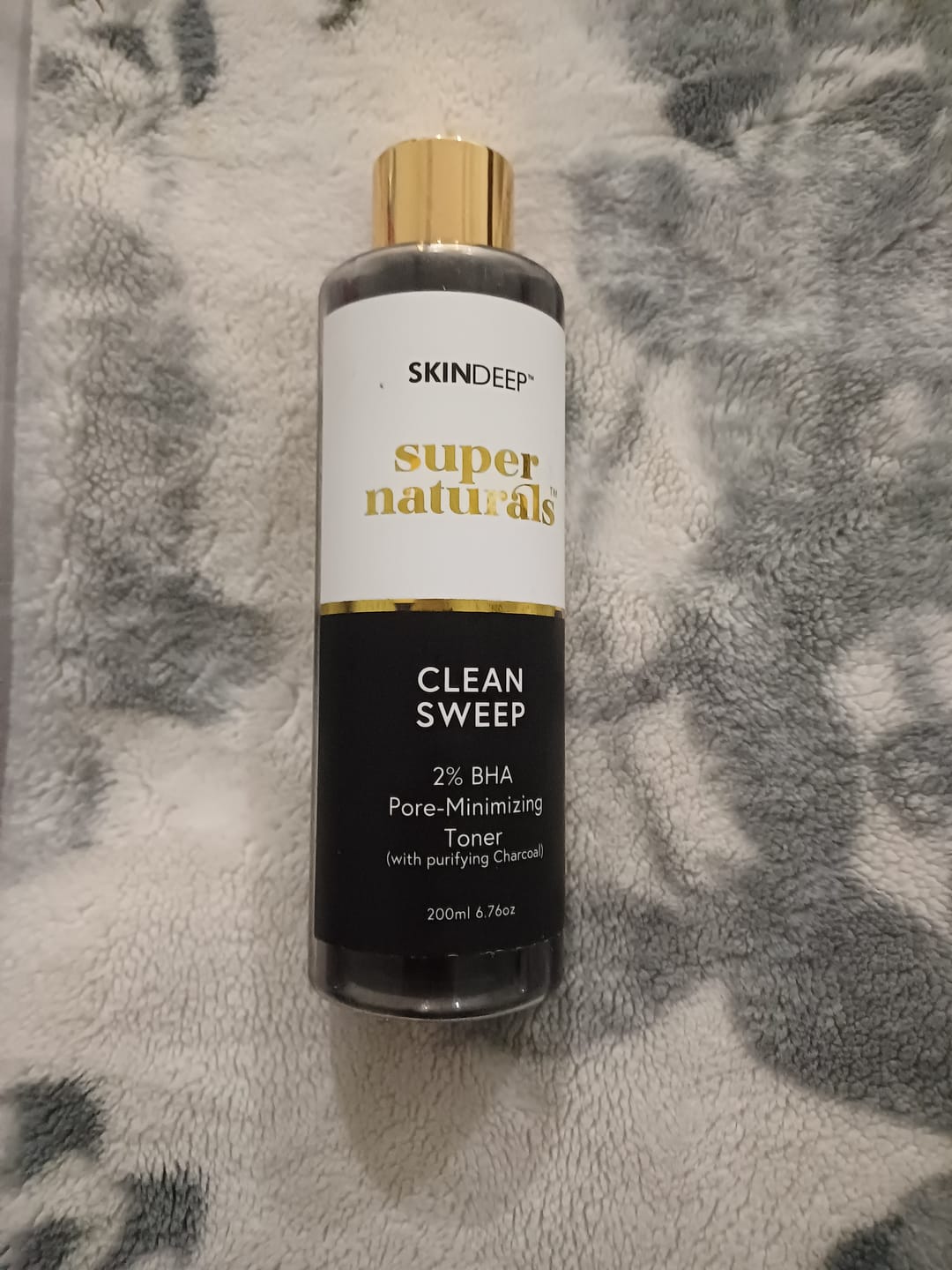 Customer photo review of CLEAN SWEEP - 2% BHA Pore-Minimizing Toner (w/ purifying Charcoal)