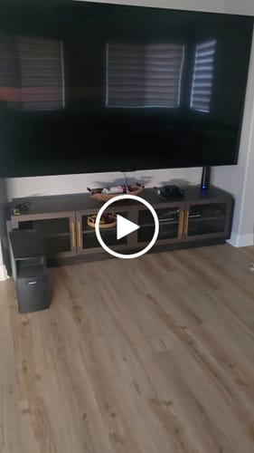 Customer video review of Brixston Glass Door Modern TV Stand