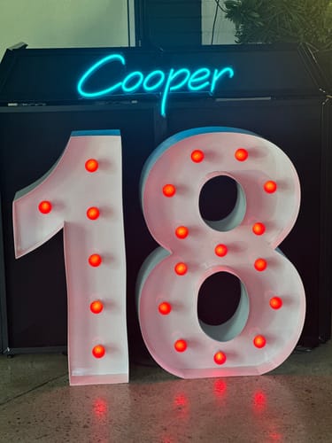 Customer photo review of Custom Neon Signs
