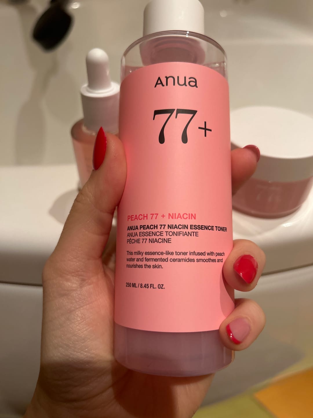 Customer photo review of Toniks ar niacīna esenci Anua Peach 77 Niacin Essence Toner
