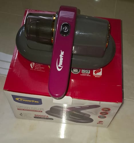 Kok Yeong F. review of Cordless Dust Mite Vacuum Cleaner UV Anti-Dust mite Mattress Bed Sofa Handheld House (PPV1023) image 1 out of 1