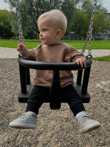 Customer photo review of Neutral Cotton Sweater Top