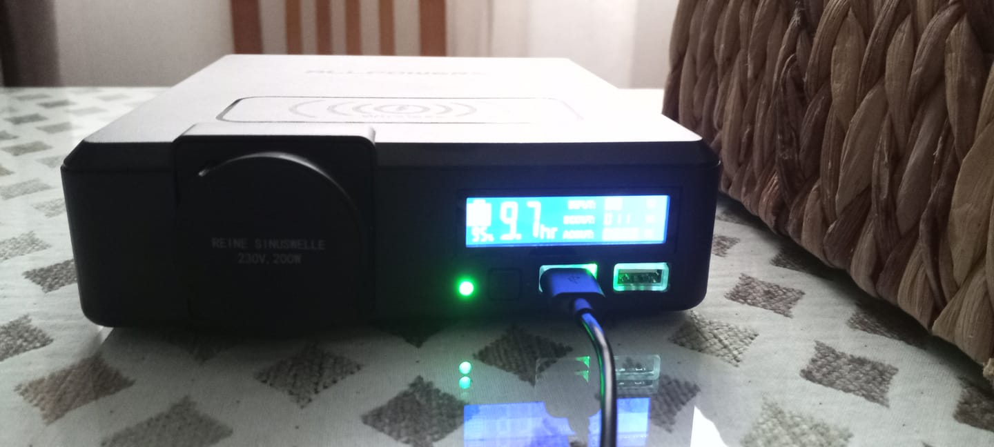 Customer photo review of ALLPOWERS S200 Batería Externa Portátil 200W 154Wh
