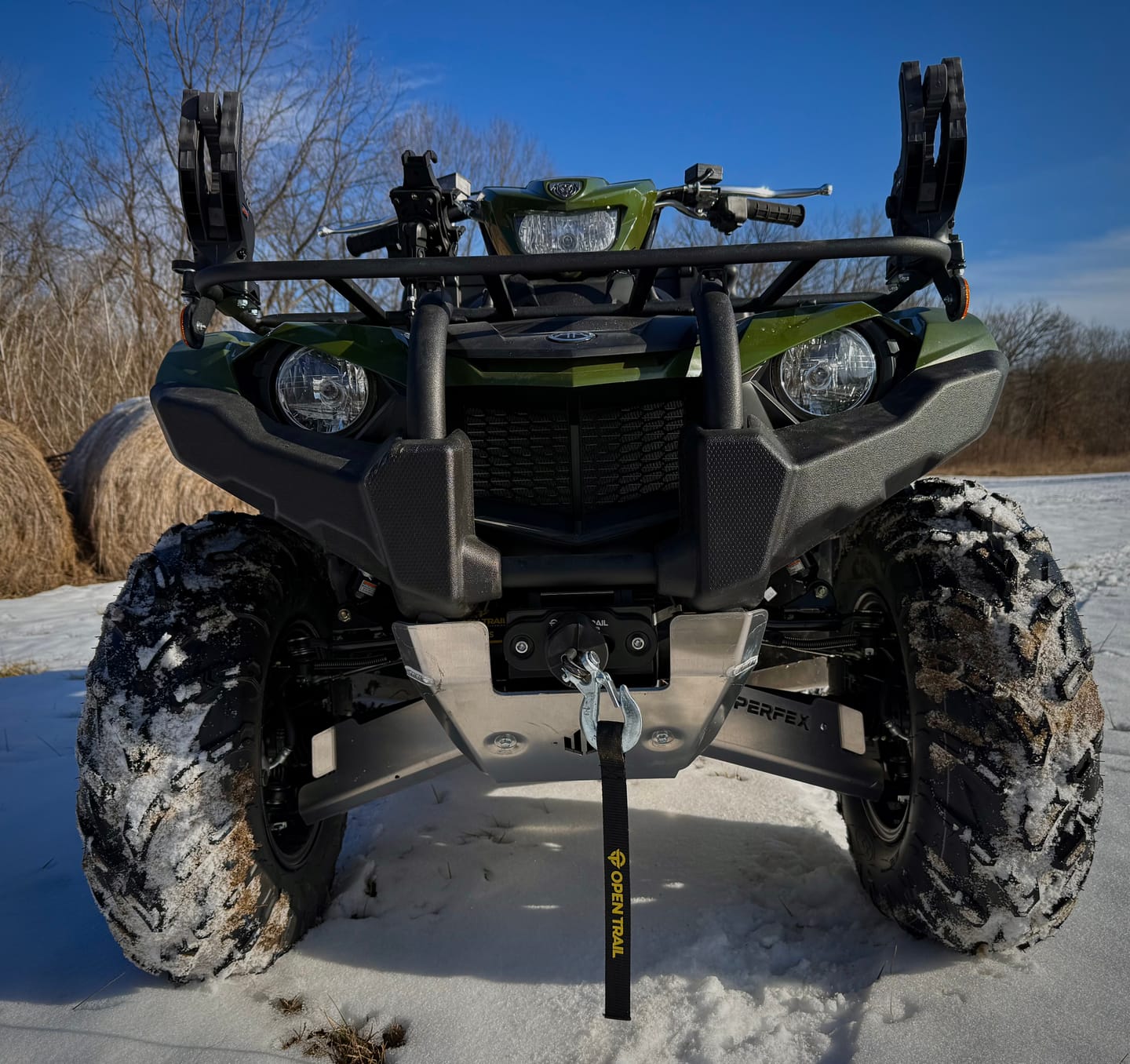 Customer photo review of Complete Aluminum Skid Plates for Yamaha Kodiak 450 (2018+)