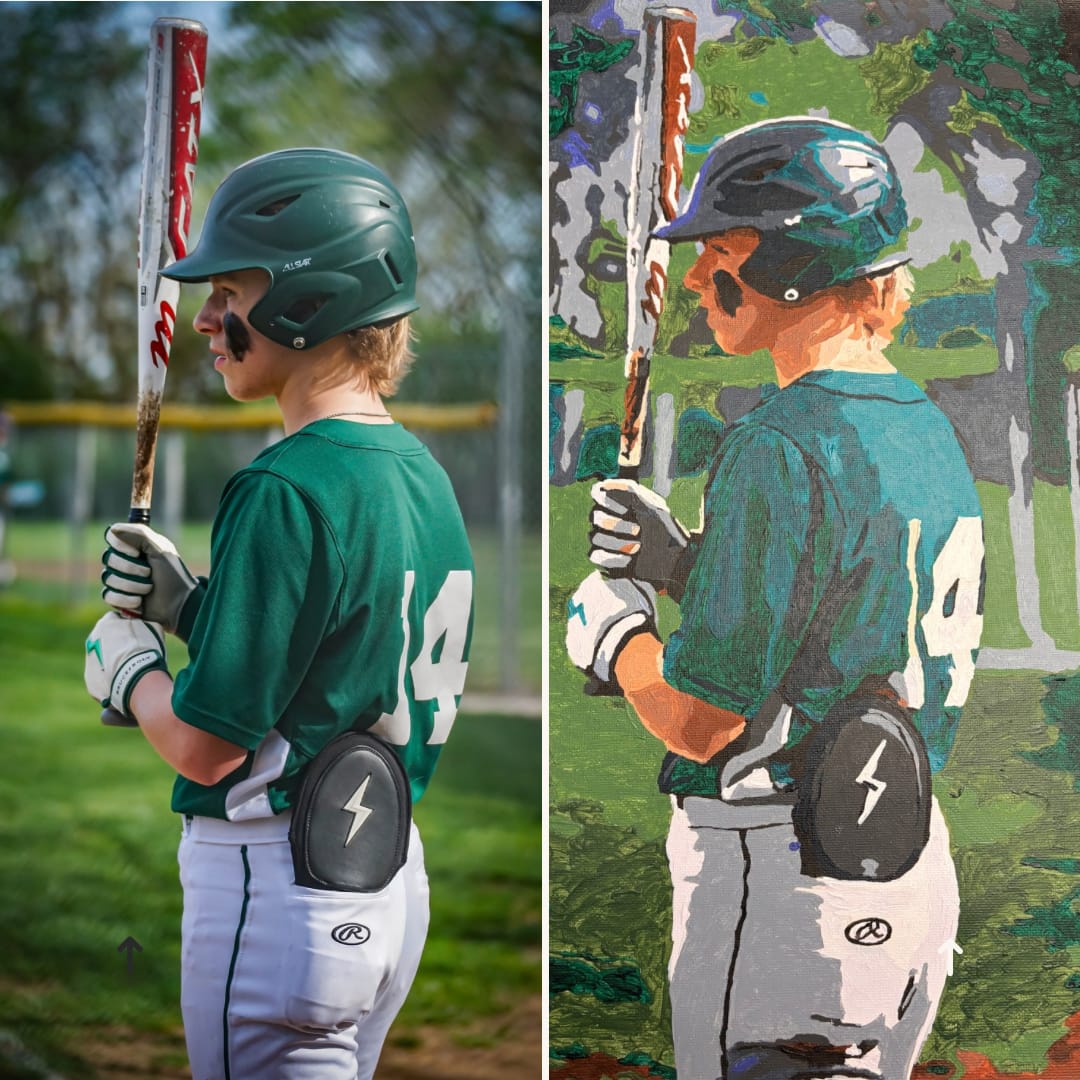 Customer photo review of Print Your Photo On Canvas - Direct Print - No Painting Required