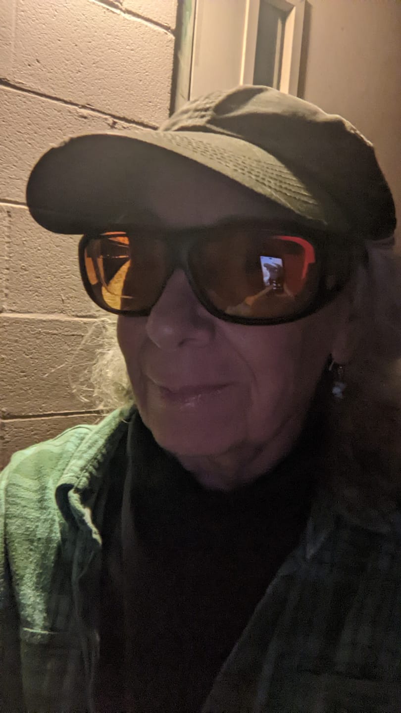 Customer photo review of Headlight Glasses with GlareCut Technology™ (Fit Over Glasses)