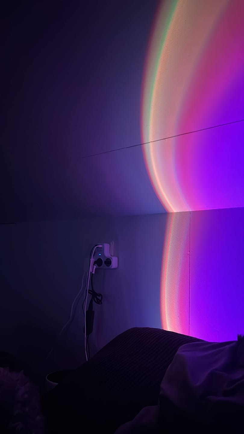 Customer photo review of Golden Hour Sunset Lamp