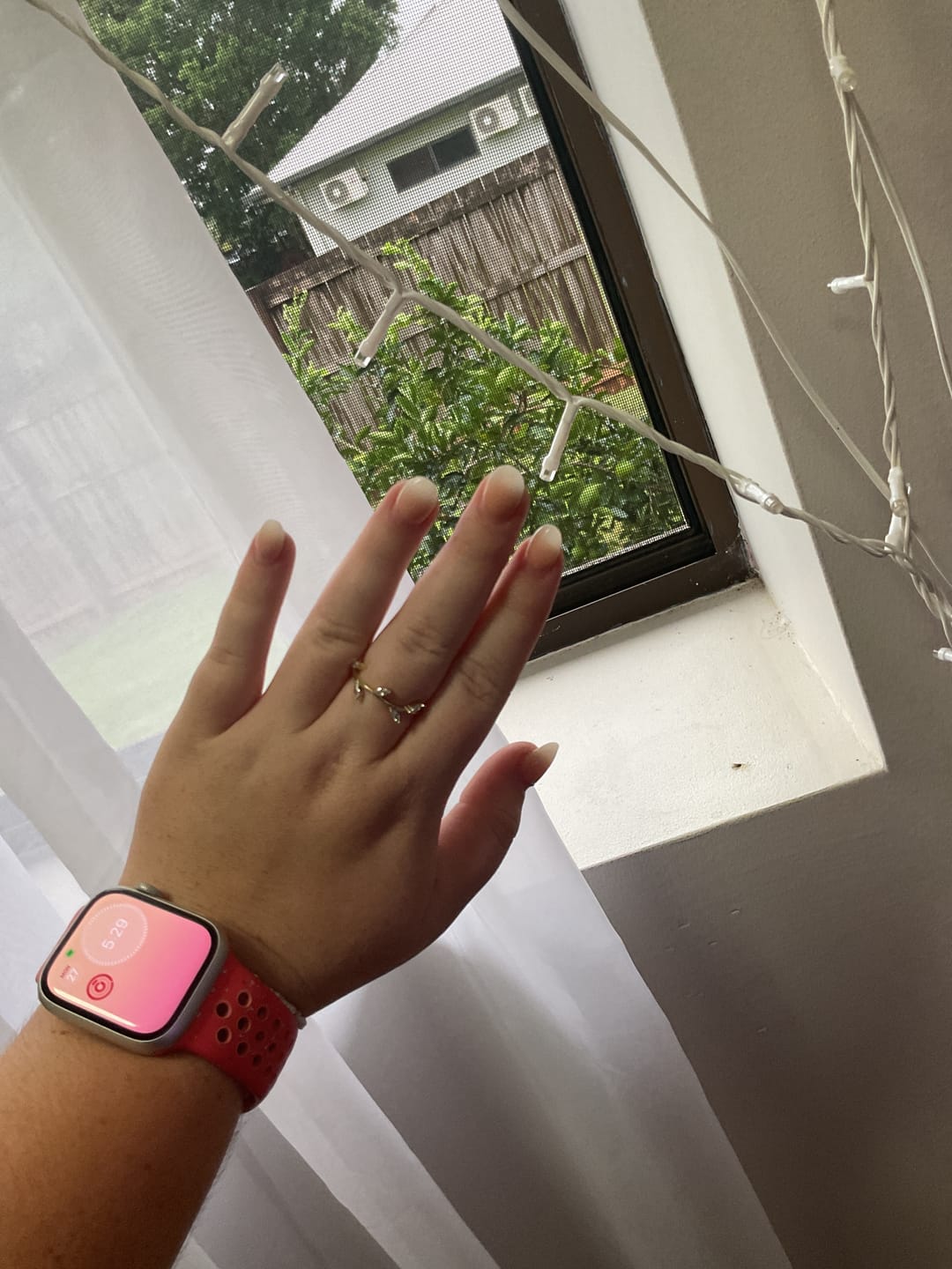 Customer photo review of Crystal Branch Ring