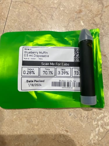 Customer photo review of Blueberry Muffin .5ml