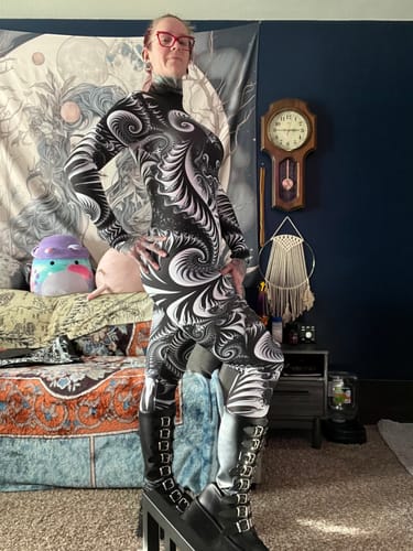 Customer photo review of Black Trip Rave Costume