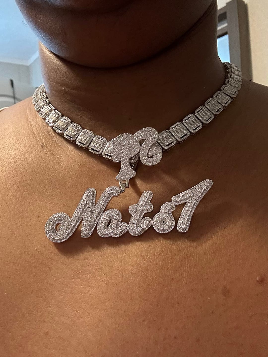 Customer photo review of SASHA CUSTOM NECKLACE - BARBIE STYLE