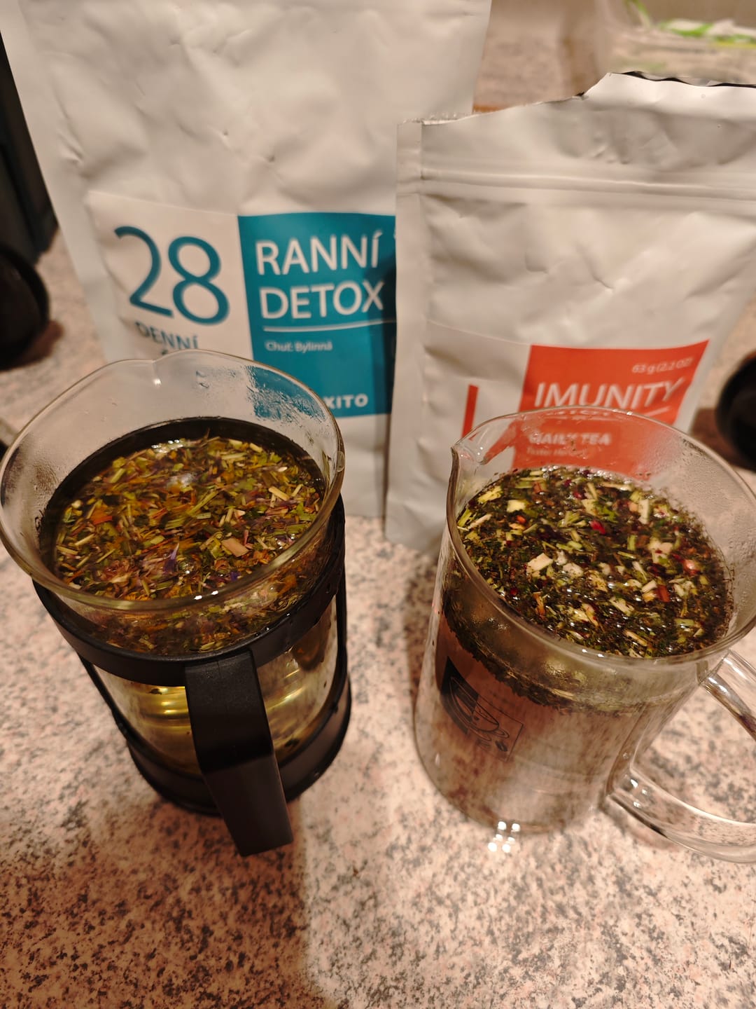 Customer photo review of Čaj Imunita (21 denní balení)