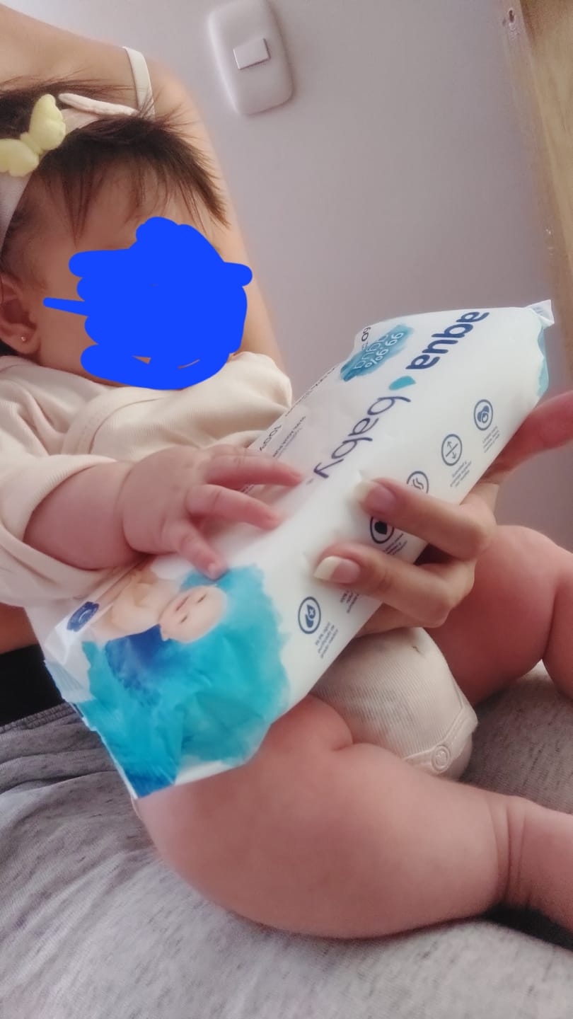 Customer photo review of Aqua Baby 4 Bolsas de 60 Toallitas Húmedas
