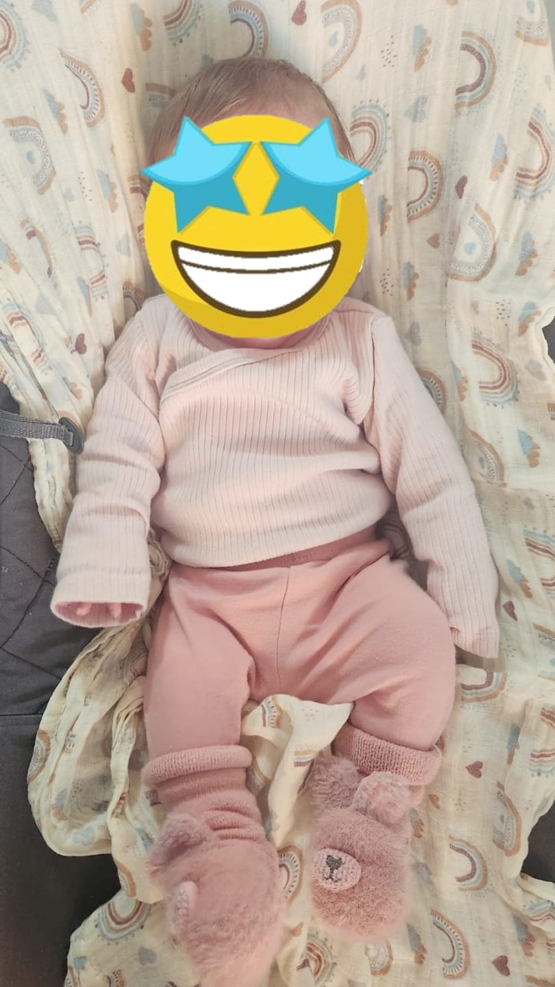 Customer photo review of First Love  - מארז בייסיק ורוד 6 מוצרים עם חריטה אישית
