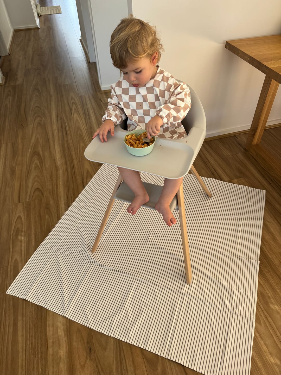 Customer photo review of Mess-Free Smock Bib