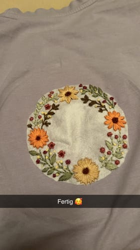 Customer photo review of DIY Stickset - Flowers Wreath No. 1