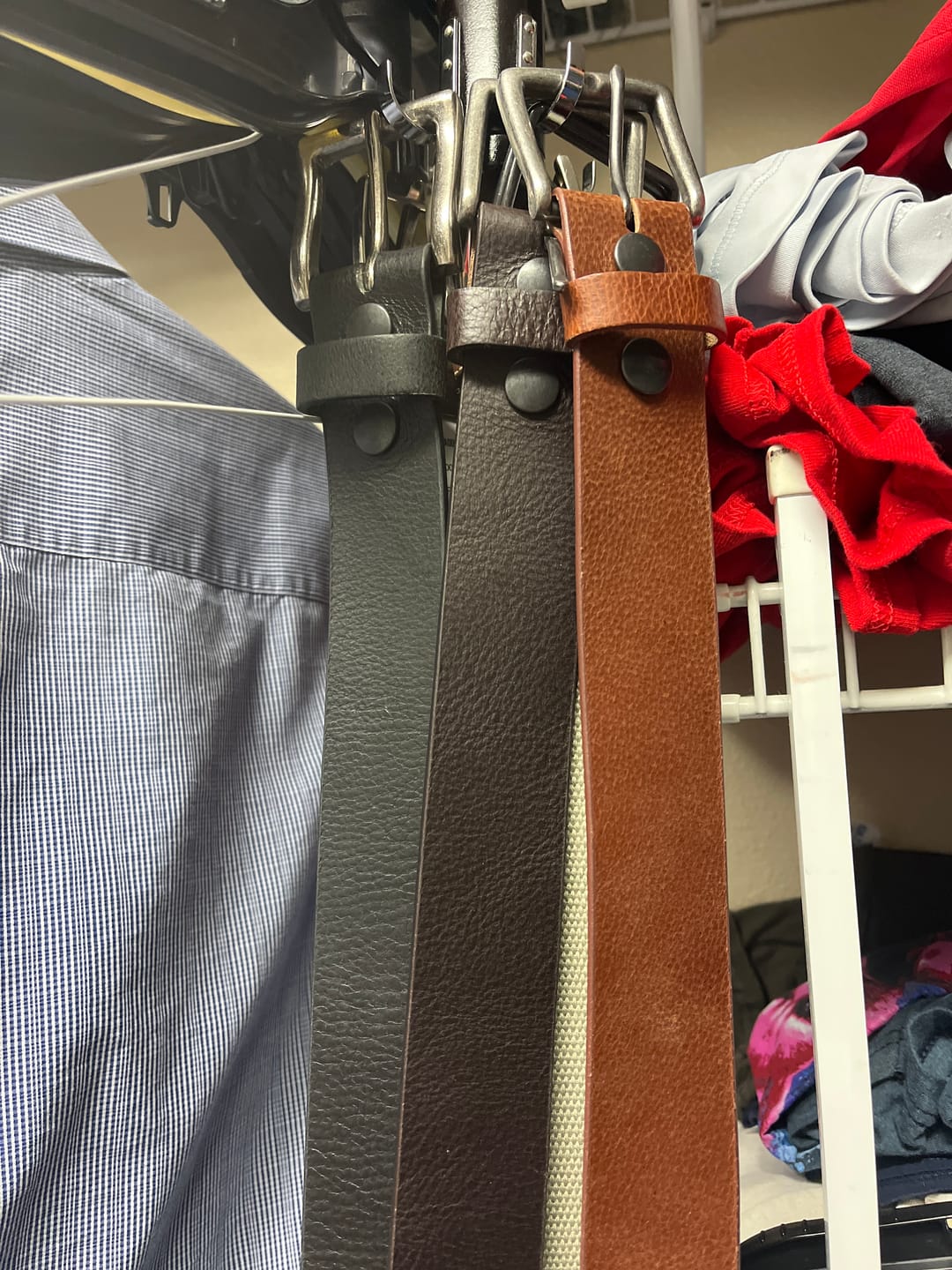 Customer photo review of The Long Haul Belts - 3 PC Gift Set