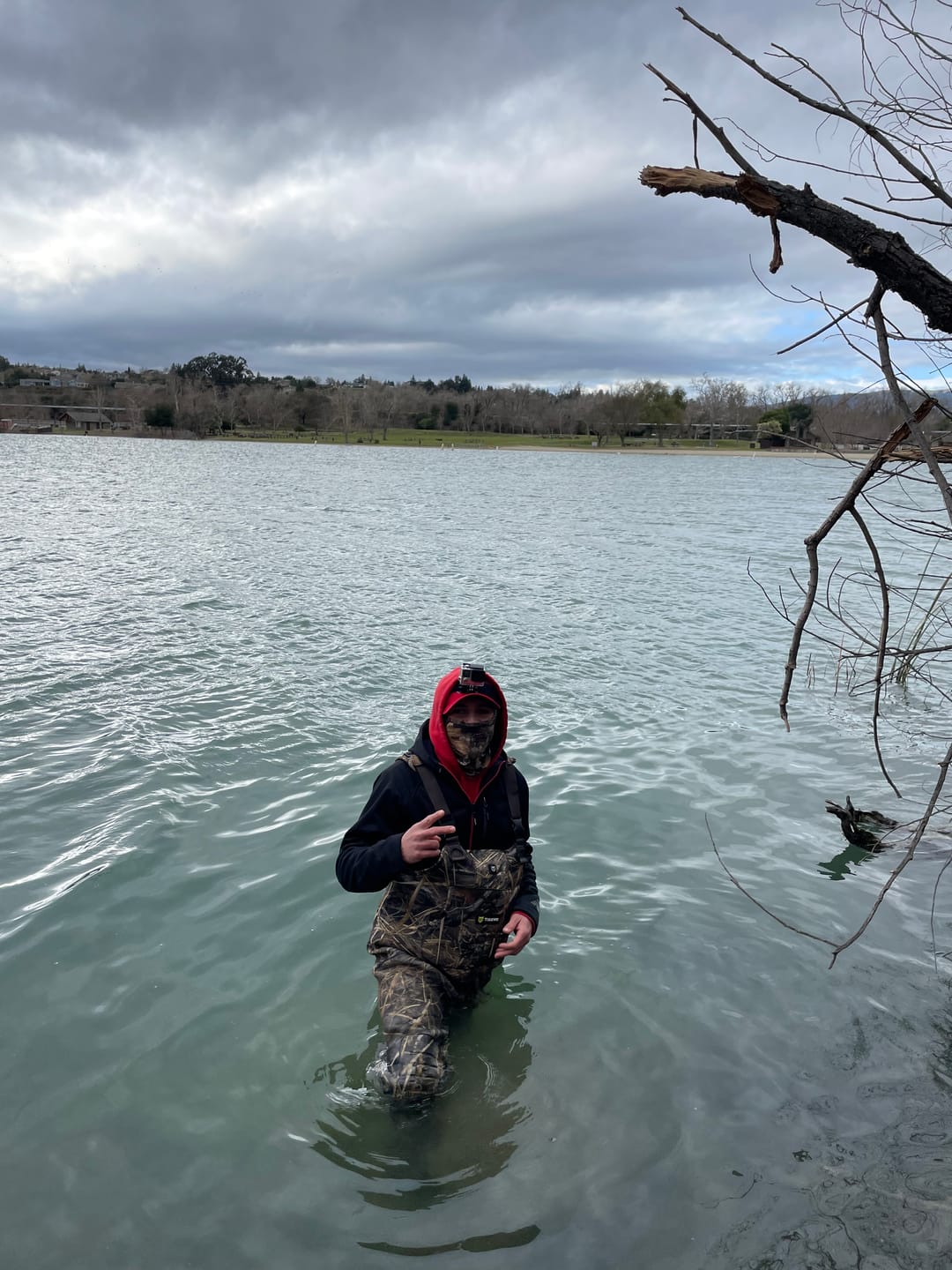 Customer photo review of TorridSeeker Heated Duck Waterfowl Hunting Neoprene Chest Waders