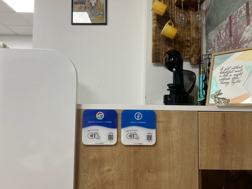 Customer photo review of Google Reviews - Plate