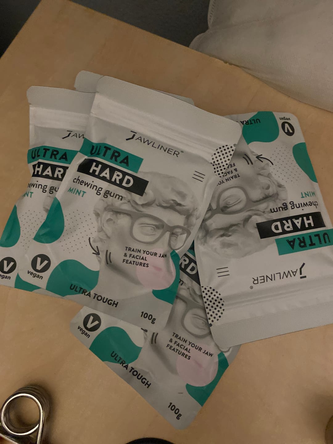 Customer photo review of JAWLINER® Fitness Kauwgom Mint