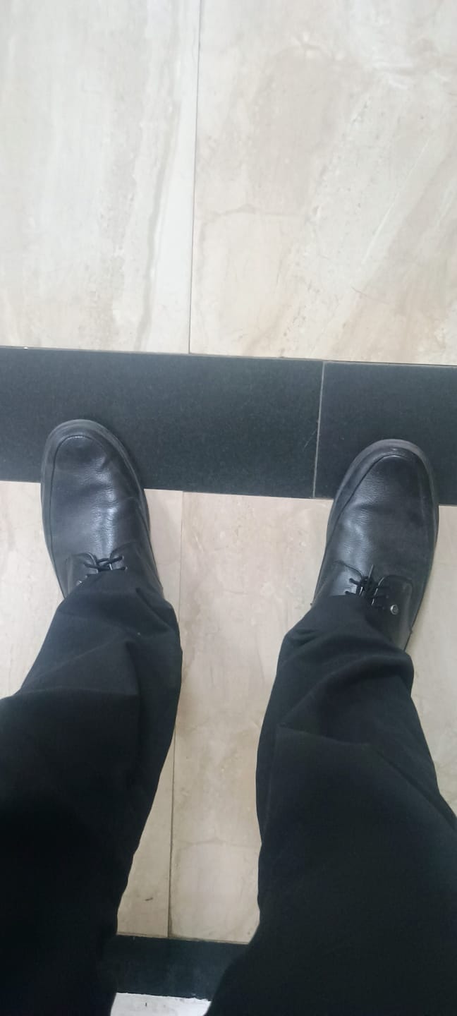 Customer photo review of Bacca Bucci Leather Office Lace-ups Formal Shoes | UK- 06 to 14