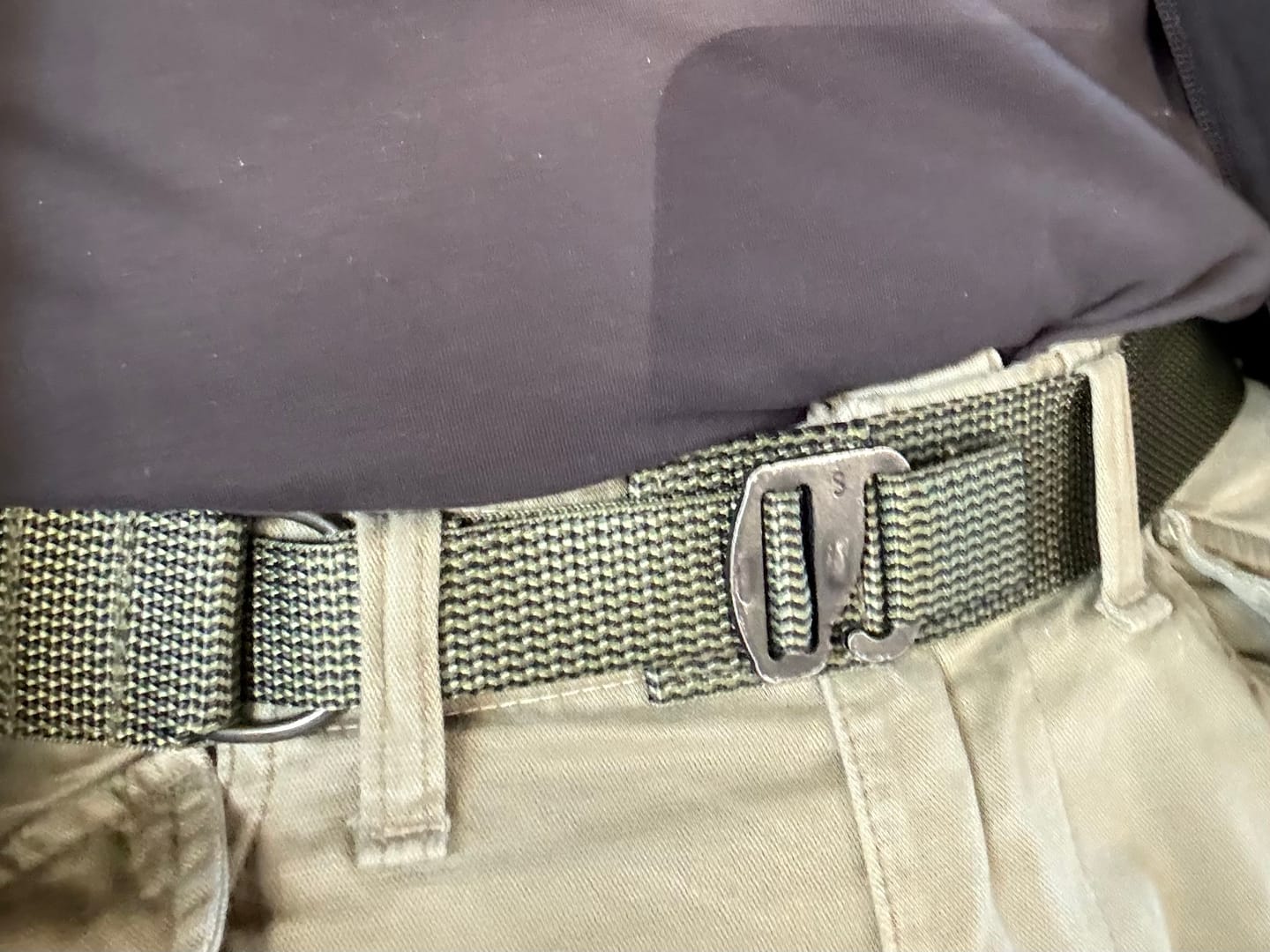 Customer photo review of G-hook trouser belt