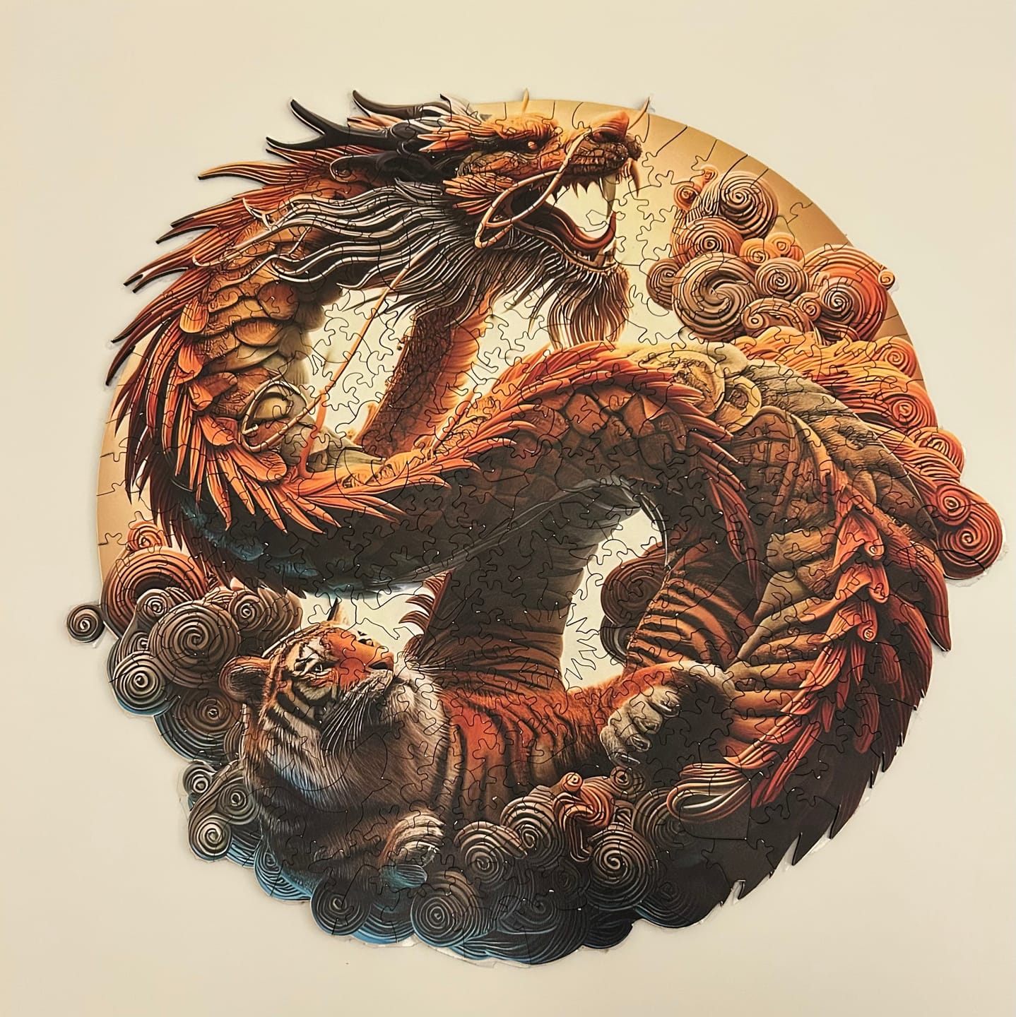 Customer photo review of Kaplan ve Ejderha - Ahşap Puzzle