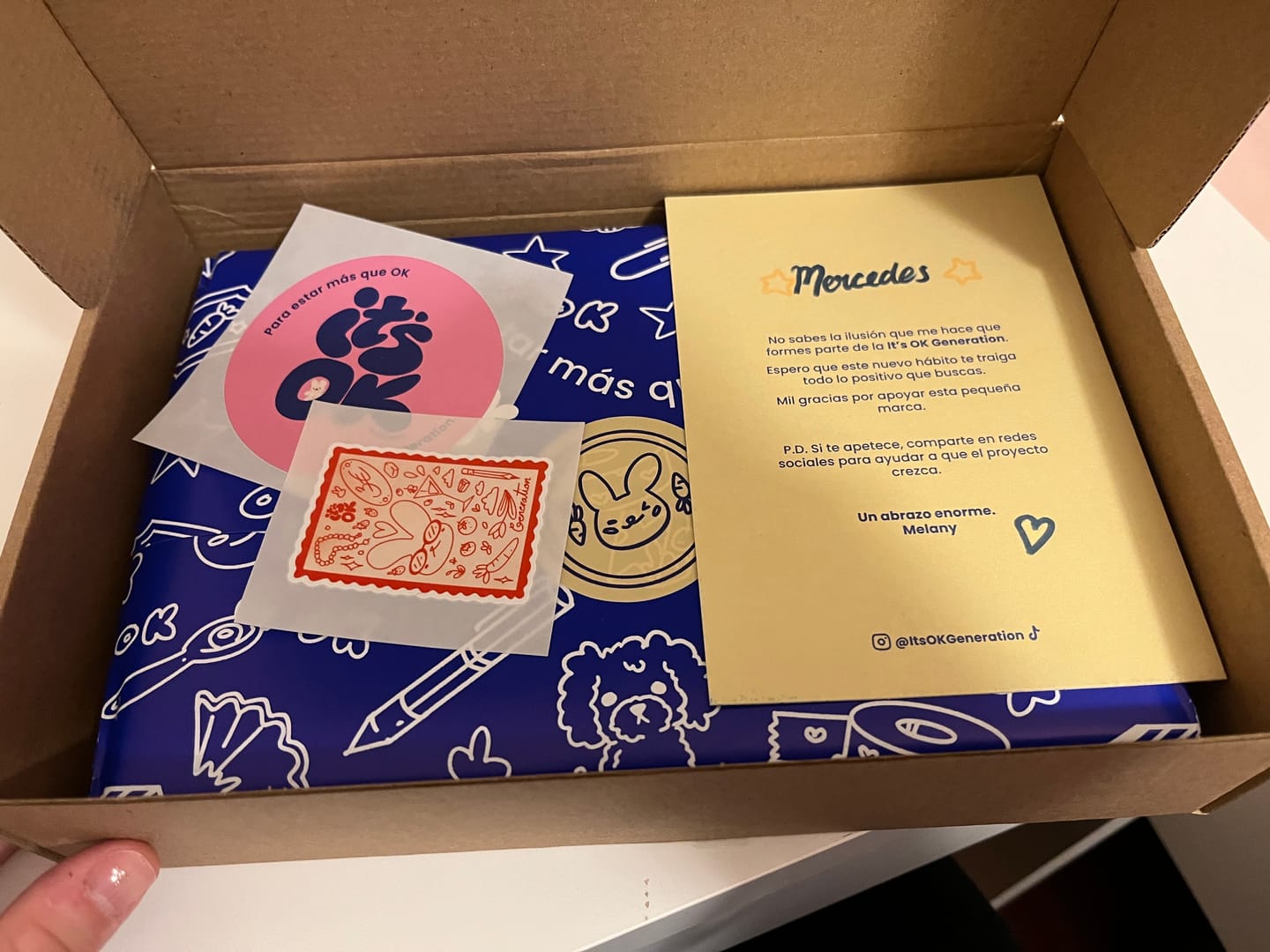 Customer photo review of Feel Good Journal | Portada Picnic