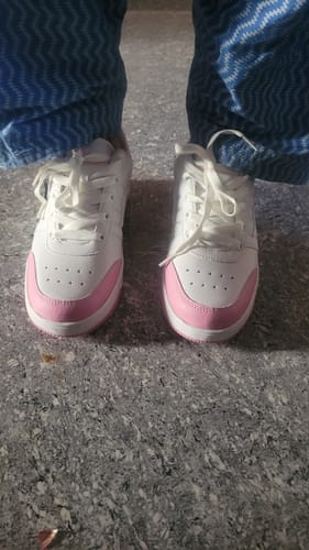 Customer photo review of LILY Baby Pink Women's casual sneaker