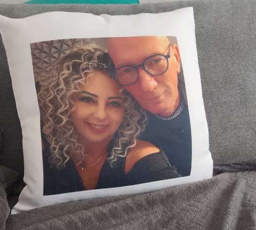 Kundenbewertung mit Foto zu Bedrucktes Kissen mit eigenem Foto