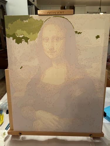 Customer photo review of Extra Paint Kit to Elevate Paint by Numbers Experience
