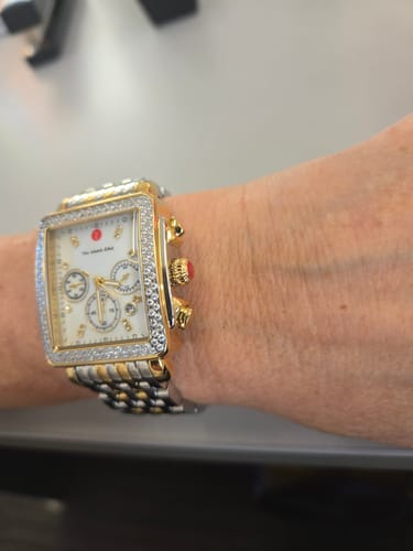 Customer photo review of The Kent Women's Watch with 18K Gold Plating & Polished Stainless Steel