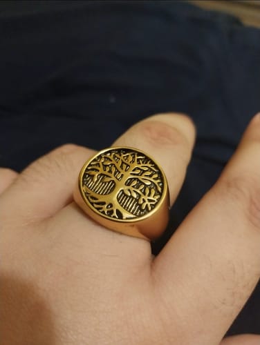 Customer photo review of Divine Tree Of Life Ring