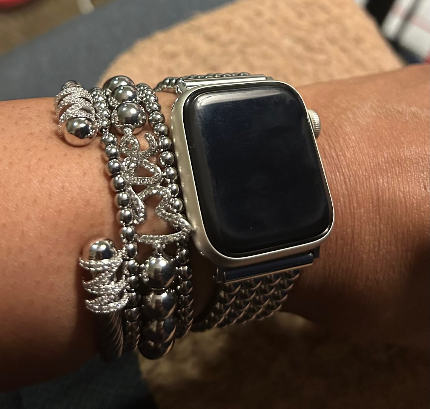 Customer photo review of Brooklyn Bracelet Stack