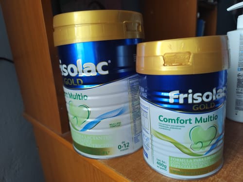 Customer photo review of Frisolac Gold Comfort Multio (0-12 Meses) Pack C/ 1.2 Kg