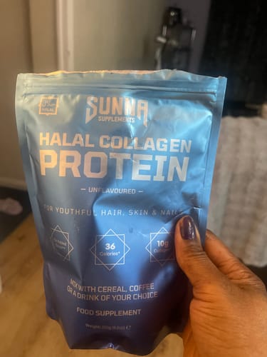 Customer photo review of Halal Collagen Protein