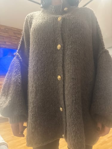 Customer photo review of Oversized Cardigan "CozyGlam"