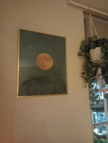 Customer photo review of Emerald Moon Print