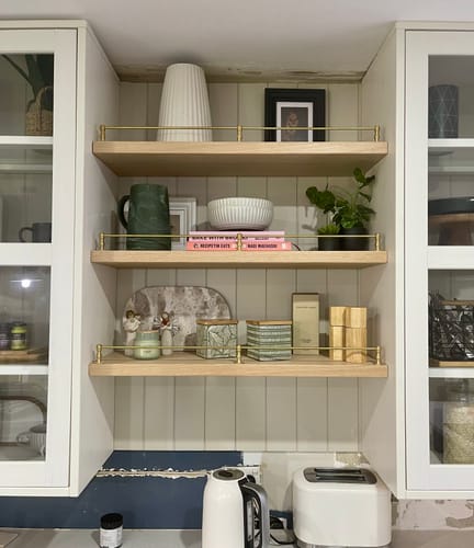 Customer photo review of Floating Shelf