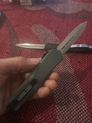 Customer photo review of Grey Ghost OTF (Multiple Blade Styles Available)
